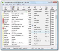 convertire xls in lzh Dbf File Viewer Editor