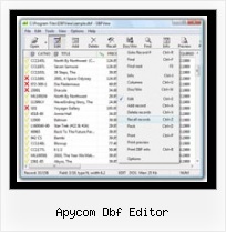 Convert Dbf File To Xls apycom dbf editor