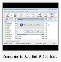 Exporting Dbf Files From Access commands to see dbf files data