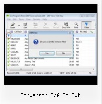 Importar Dbf En Excel conversor dbf to txt