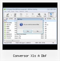 Delete All Record From Dbf File conversor xls a dbf