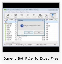 Exls Dbf Convert convert dbf file to excel free
