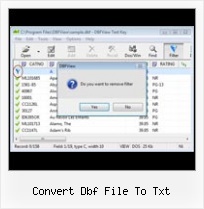 Dbf Viewer Windows convert dbf file to txt