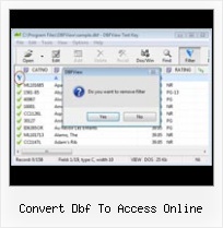 Foxpro Dbf Export convert dbf to access online