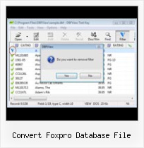 Edit Dbf Table convert foxpro database file