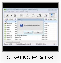 Export Data Dbf To Xls converti file dbf in excel