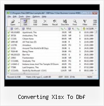 Cdbfw 1 45 converting xlsx to dbf