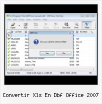Dbf Excel Konvertieren convertir xls en dbf office 2007