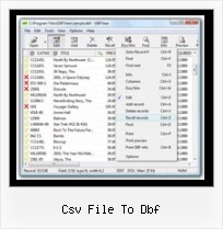 Excel 2007 Import Dbf csv file to dbf