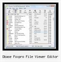 Sdf Editor dbase foxpro file viewer editor