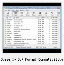 Dbf Files Excel dbase iv dbf format compatibility