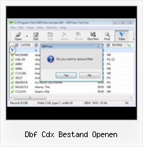 Open Nbf dbf cdx bestand openen