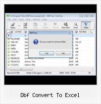 Dbfview Xp dbf convert to excel