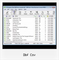 Software For Dbf dbf csv