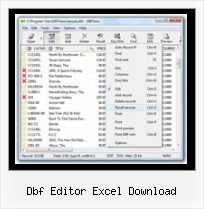 Dbase File Viewer dbf editor excel download
