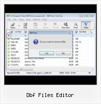 Batch File Commands dbf files editor