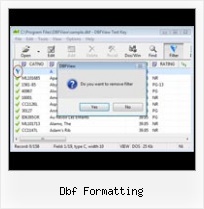 Dbf Cdx Bestand Openen dbf formatting