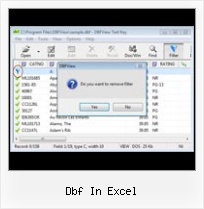 Activerecord Dbf dbf in excel
