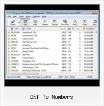 How To Import Dbf Files dbf to numbers