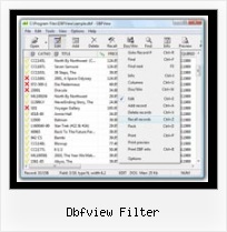 Import Dbf File Access dbfview filter