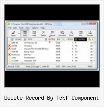 Opening A Dbf delete record by tdbf component