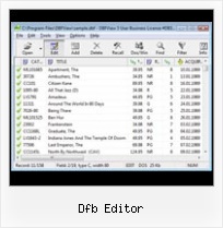 Open Dbd File dfb editor