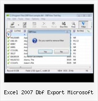 Program For Dbf File excel 2007 dbf export microsoft