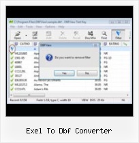 Convert Dbf Excel exel to dbf converter