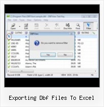 Exporting Access To Dbase exporting dbf files to excel