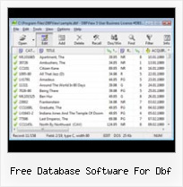 Open Dbf From Excel free database software for dbf