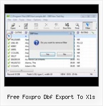 Conversion Fron Xls To Dbf free foxpro dbf export to xls