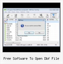 Dbf Deleted Records free software to open dbf file