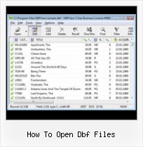 Software Edit Program Dbf how to open dbf files