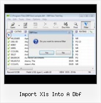 Edit File Dbf Dari Excel import xls into a dbf