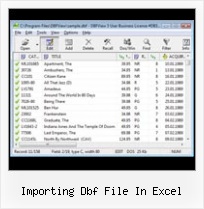 Program To Open Dbf Files importing dbf file in excel