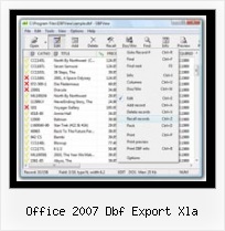 Best Dbf Editor office 2007 dbf export xla