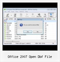 Dbf Fox Pro office 2007 open dbf file