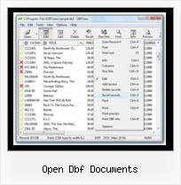 Dbf Xls Converter open dbf documents