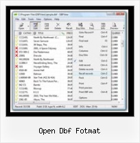 View Dbf Structure open dbf fotmat