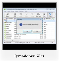 Convertir Xls To Dbf opendatabase xlsx