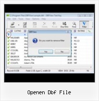 Dbf Fajlok Konverter openen dbf file