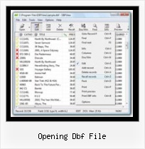 Convertire Xls A Dbf opening dbf file