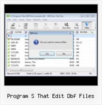 Convert Dbf To Xls File program s that edit dbf files