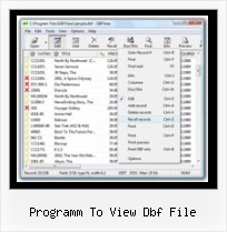 Viewer Dbf programm to view dbf file