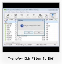 Dbf File Conversion transfer dbb files to dbf