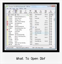 Dbf Editor Download what to open dbf
