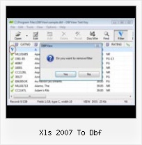 Conversion Dbf En Txt xls 2007 to dbf