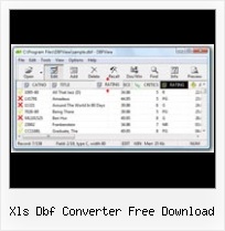 Dbf File Editing xls dbf converter free download