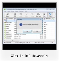 Convert Xls File To Dbf xlsx in dbf umwandeln