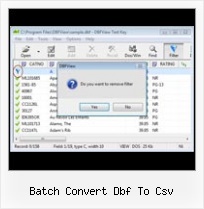 импорт Csv в Dbf batch convert dbf to csv